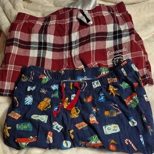 Old Navy Red and Blue Pajama Bottoms